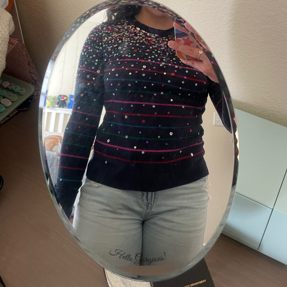 Halogen Sequin Top